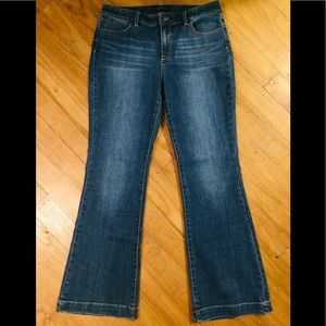 Talbots flare blue jeans size 10